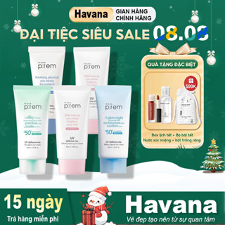 Kem Chống Nắng Make Prem Vật Lý, Hoá Học Nâng Tone, Kiềm Dầu Make P:rem UV Defense Me SPF50+ PA++++50ml
