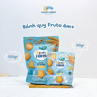 Bánh quy Fruto Nga dễ tan cho bé ăn dặm