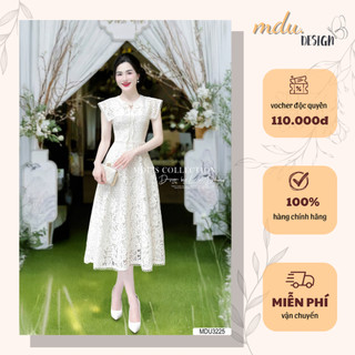 Váy Tiểu Thư K68-D1-4 MDU3225 Dáng Váy Xòe Nhẹ Nhàng, Chất Ren Cao Cấp Tinh Tế Cuốn Hút Từ MDU