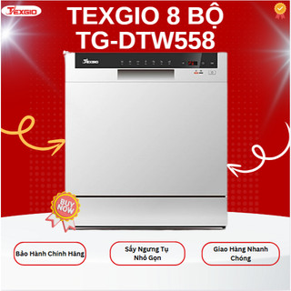 Máy rửa bát Texgio 8 Bộ TG-DTW558