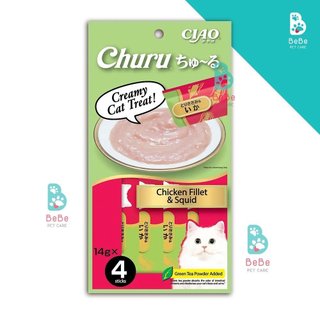 Súp thưởng CIAO CHURU Thơm Ngon Cho Mèo Mọi Lứa Tuổi