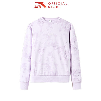 ANTA Nữ Training Áo nỉ chui đầu Pullover Sweatshirt Áo SWEATER 1624D7719S