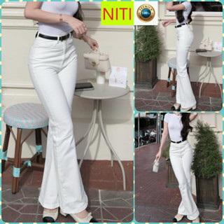   OLZNL2408  QUẦN JEANS ỐNG LOE NỮ LƯNG CAO MÀU TRẮNG TRƠN CO GIÃN TÔN DÁNG SIÊU CÁ TÍNH CHẤT CHƠI XỊN SÒ 