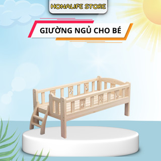 Giường Ngủ Cho Bé Honalife Kèm Đệm, Ghép Giường Bố Mẹ, Dễ Lắp Ráp, Nhiều Kích Thước