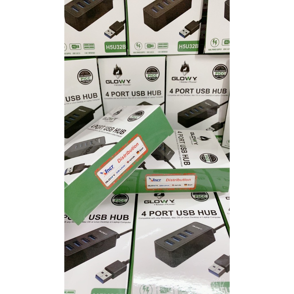 HUB chia cổng USB 3.0 GLOWY - Sản phẩm chính hãng - Bảo hành 1 năm !!! | BigBuy360 - bigbuy360.vn