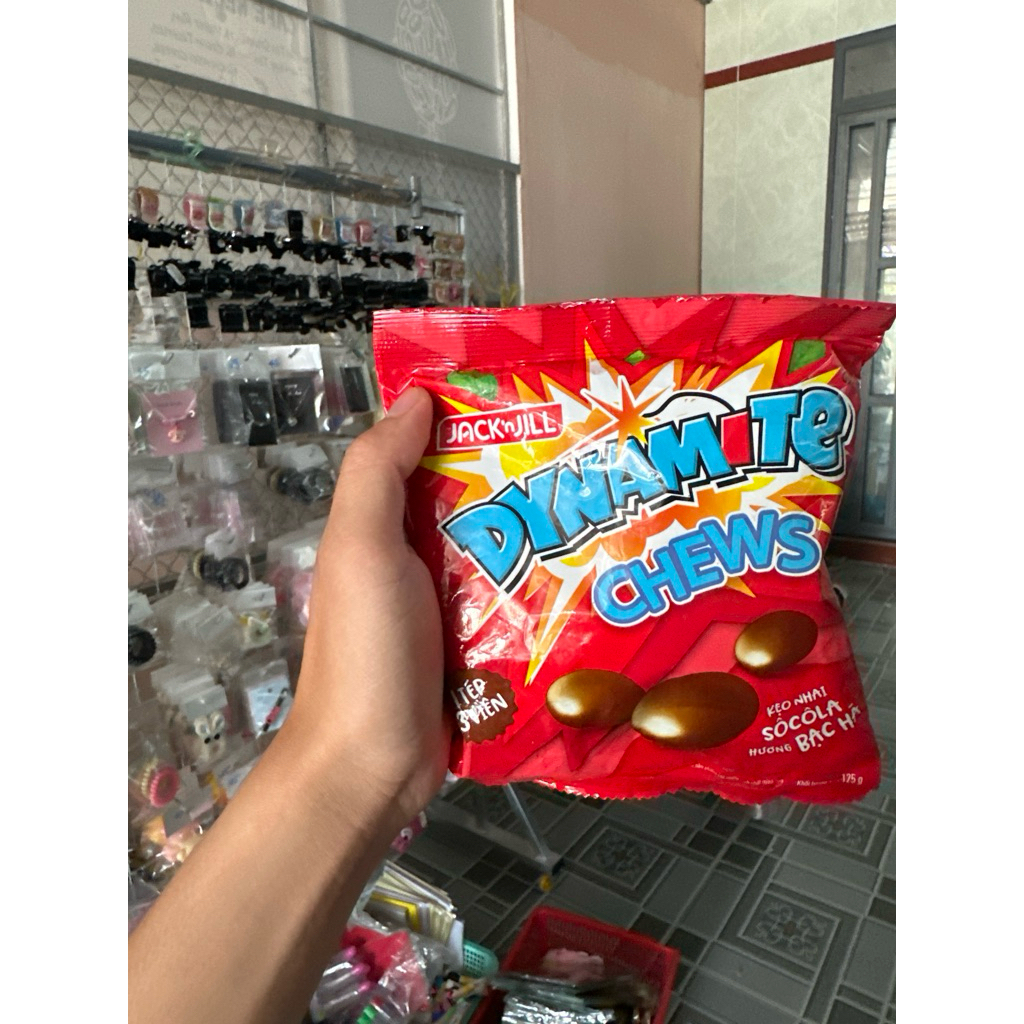 [Gói 125G]  Kẹo Nhai 3 viên Dynamite Socola Hương Bạc Hà