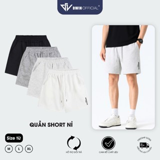 Quần short basic DWIN Serenity unisex nam nữ local brand đùi chất nỉ ép hai da dày dặn co giãn tốt
