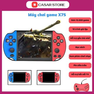 Máy Chơi Game Cầm Tay X7S - 999 Trò Chơi - Kèm Tay Cầm Chơi Game 2 Người