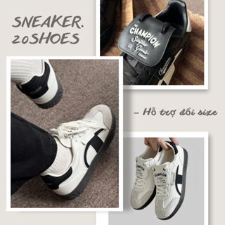 Giày Thể Thao Champion Nam Nữ, Giày Sneaker Champ Full Màu Đen Xanh Bạc Cá Tính (BẢO HÀNH 12 THÁNG)