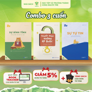  Combo Sách Đàm Phán - Thuyết Phục Không Ép Buộc + Sự Bình Tĩnh + Sự Tự Tin - Làm Chủ Cảm Xúc Giao Tiếp Đỉnh Cao - YMATE 