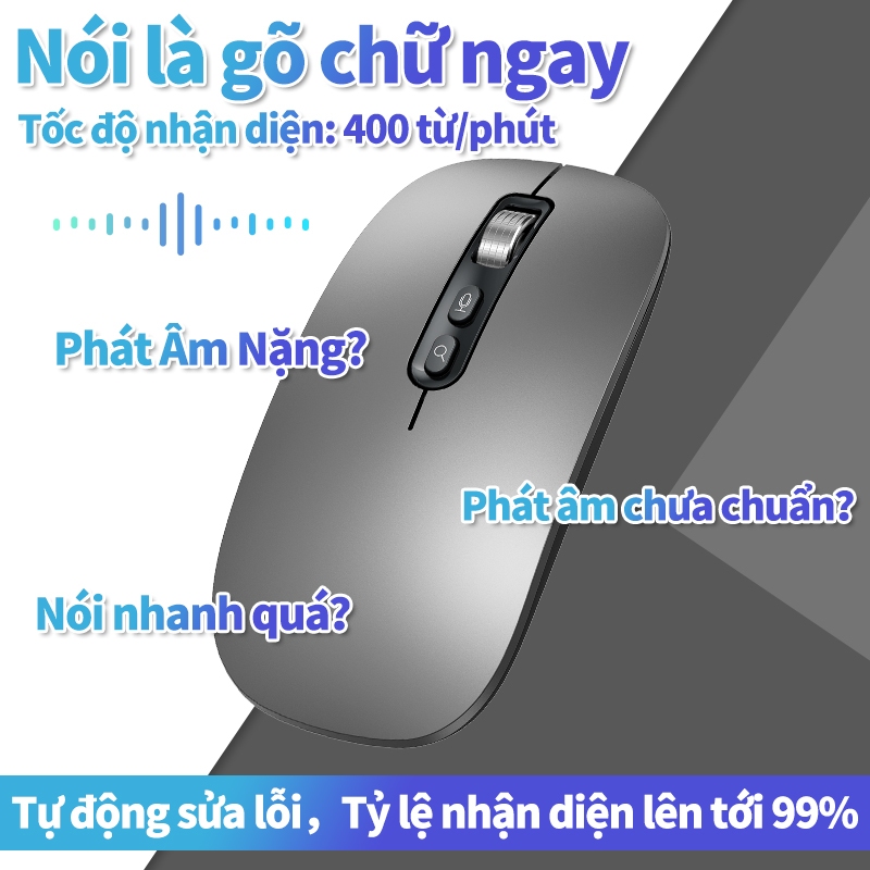 Chuột không dây bluetooth sạc pin điều khiển bằng giọng nói, chuột AI điều khiển bằng giọng nói | BigBuy360 - bigbuy360.vn