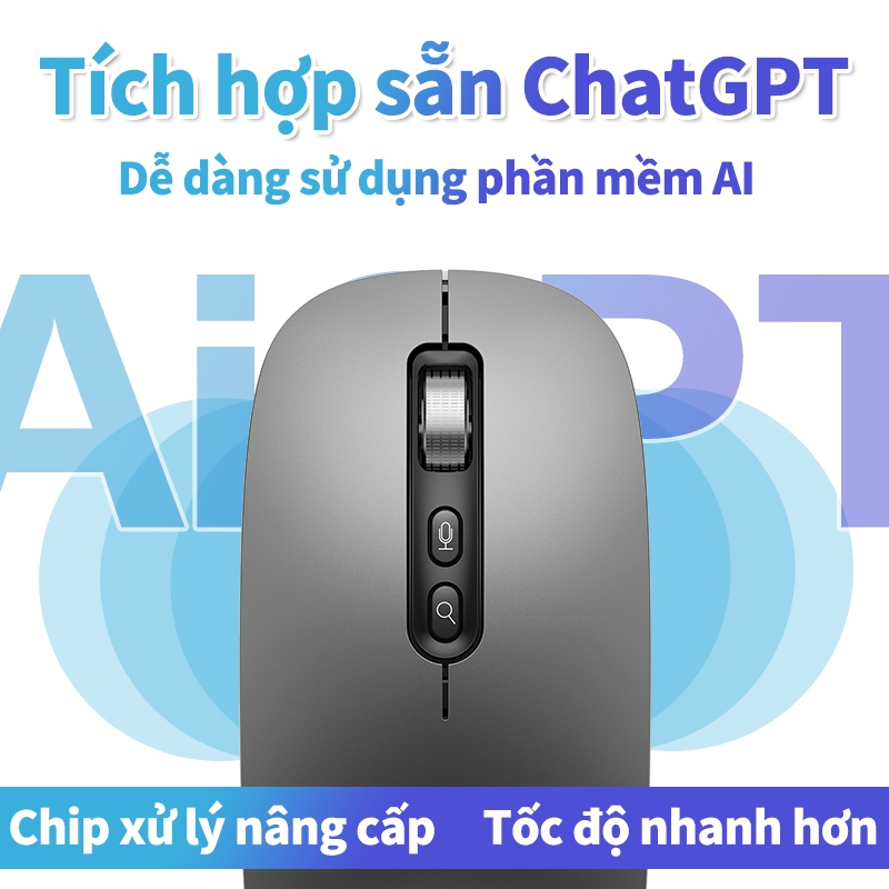 Chuột không dây bluetooth sạc pin điều khiển bằng giọng nói, chuột AI điều khiển bằng giọng nói | BigBuy360 - bigbuy360.vn