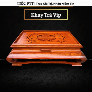 Khay Trà Gỗ Hương Đá , Gỗ Cẩm mẫu Trơn VIP trang trí phòng khách phòng làm việc , đồ dùng để ấm chén , uống trà