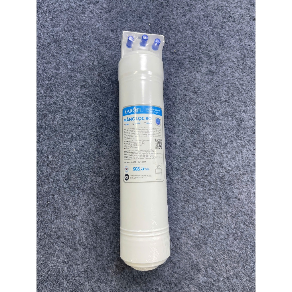 Màng RO 100GDP Karofi Hàn 3 chấu thay nhanh Chính Hãng cho máy U95 Pro, KQA-U95 PRO, M82, L82... - B