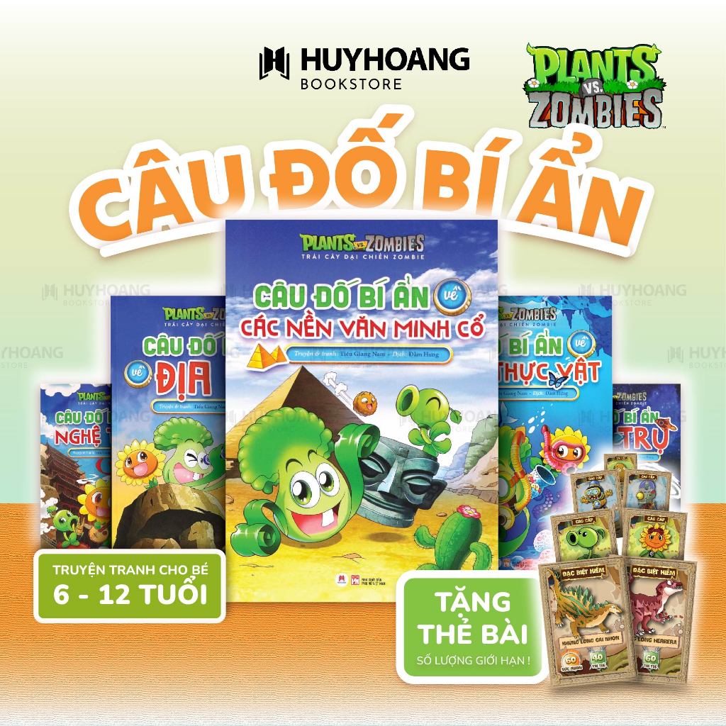 Truyện tranh Trái Cây Đại Chiến Zombie - Câu Đố Bí Ẩn (Trọn bộ), PvZ