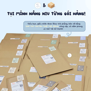 [NHÃN VỞ - TRƠN] Set Nhãn Vở Nơ, Doodle, Đơn Giản Pastel | by Bliss.