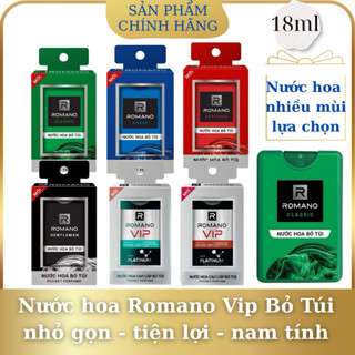 Nước Hoa Romano 18ml ( Ro EDT Pocket) Impress/Gentlemen/Classic/Force/Vip Vision/Vip Pasion