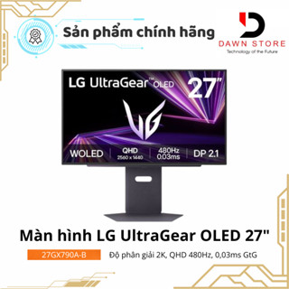  Màn hình chơi game LG UltraGearTM 27 inch 240Hz UHD 4K Nano IPS màu đen | 1ms  GtG  DP 2.1 DisplayHDR 600 