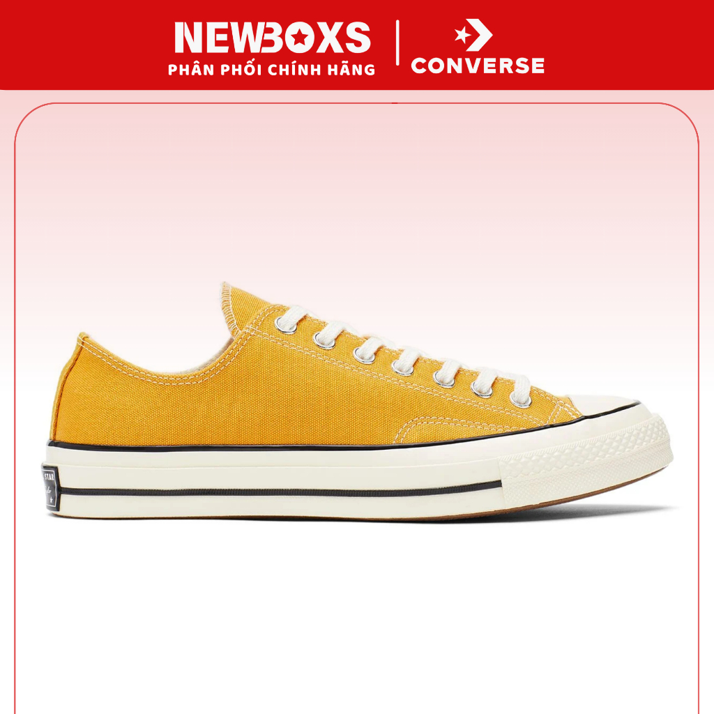 Giày Converse Chuck 70 Sunflower Low Top - 162063, Converse Chính Hãng, Basic Sneaker, Êm Ái
