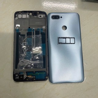 bộ vỏ oppo A12 (gồm lưng,sườn,phím ,kính camera)