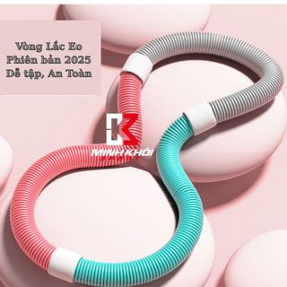  Vòng Lắc Eo Giảm Mỡ Bụng Bọc Nhựa Dẻo Mềm Mại An Toàn Dễ Sử Dụng Dây Lắc Eo Tập Bụng 