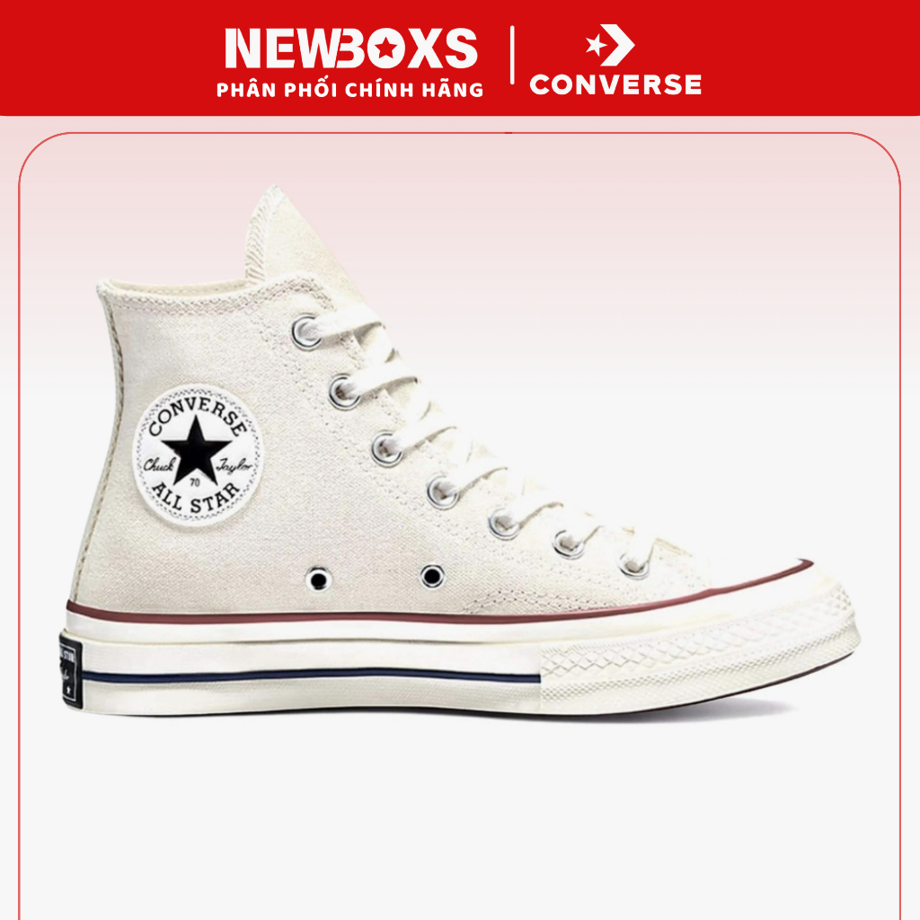 Giày Converse Chuck 70 Parchment High Top - 162053 Giầy Converse Chính Hãng, Vải Canvas, Sneaker Ba