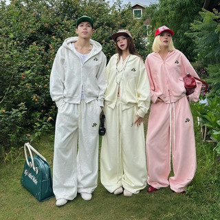 AB HOUSE - Bộ nỉ 2 da logo kim loại (KHÔNG XÙ LÔNG) thời trang nam nữ