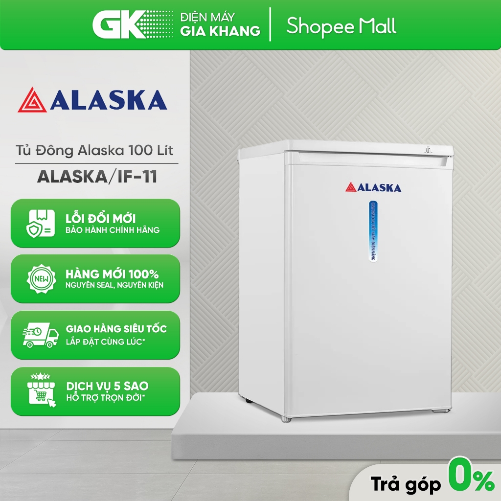 IF-11 - Tủ Đông Alaska 100 Lít IF 11 [Toàn Quốc]