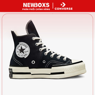 Giầy Converse Chuck 70 Plus Black - A00916C, Converse Chính Hãng, Đế Cao Cá Tính, Basic Sneaker