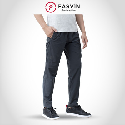 Quần Dài Nam FASVIN Chất Vải Gió Thể Thao Cao Cấp 01 Lớp Cạp Chun, Vận Động Thoải Mái DC22532.HN
