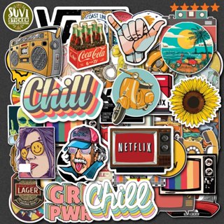 50 Sticker Vintage Mix chống nước sticker dán mũ bảo hiểm, laptop, điện thoại, đàn guitar, vali. MSP: SV33
