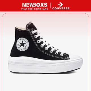 Giầy Converse Chuck Taylor All Star Move - 568497, Converse Chính Hãng, Giầy Đế Cao, Siêu Nhẹ, Êm