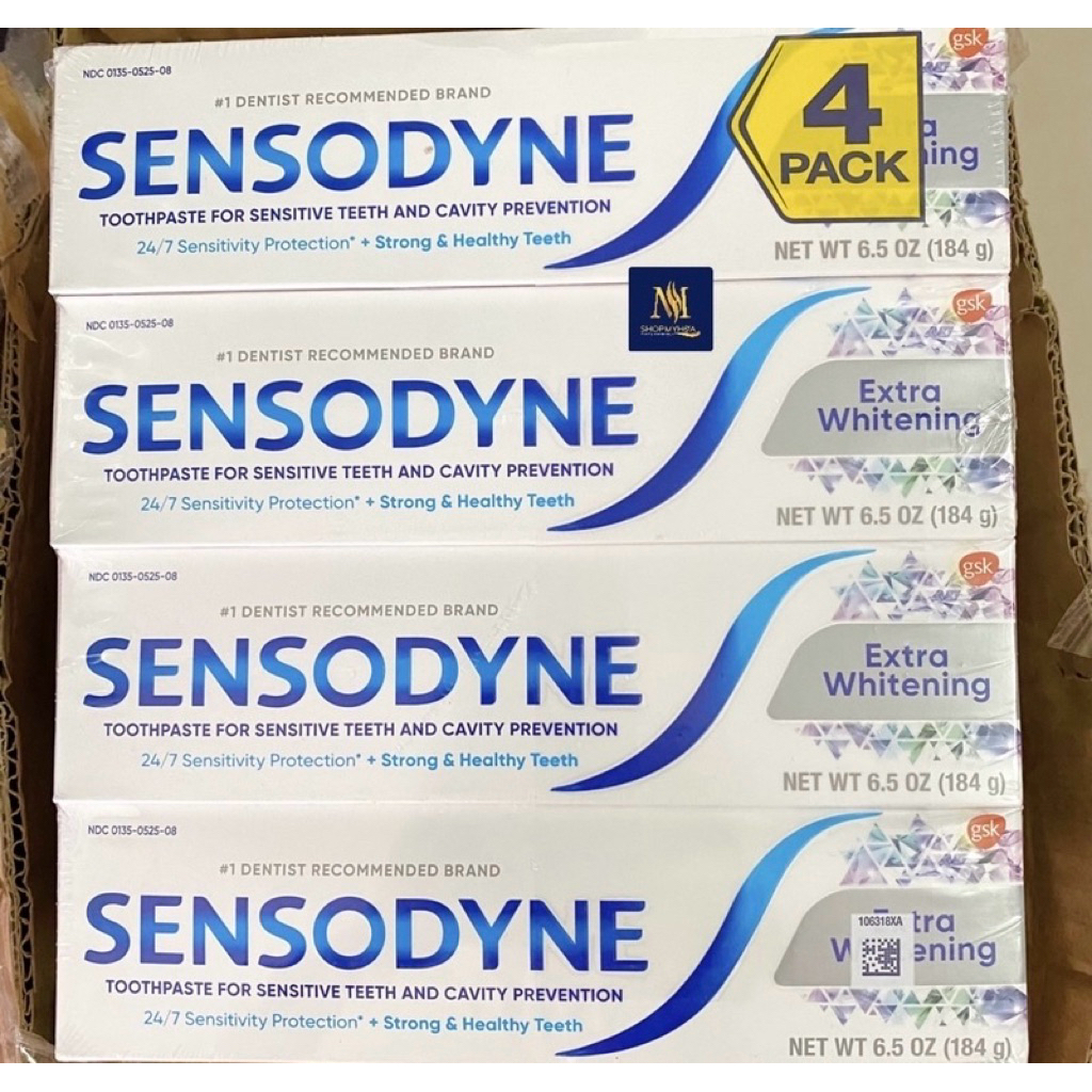 [Hoàn tiền 100% nếu hàng giả] Kem Đánh Răng Sensodyne Mỹ Chống Ê Buốt Và Làm Trắng Răng Sensodyne Ex