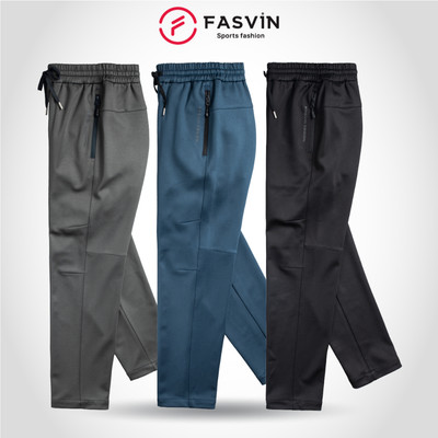 Quần thun thể thao nam Fasvin DT22548.HN vải thun 01 lớp co giãn thoải mái