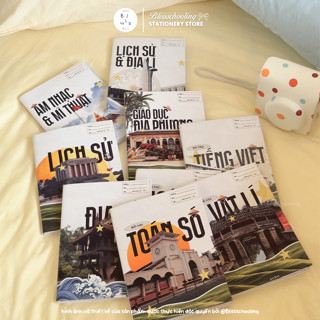 [COMBO - MÔN HỌC] Giấy bao tập, bọc vở theo môn học MY VIETNAM | 10th Edition | thiết kế bởi Bliss.