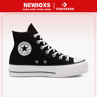 Giầy Converse CHUCK TAYLOR ALL STAR LIFT HI BLACK - 560845C, Converse Chính Hãng, Nhẹ, Giầy Đế Cao