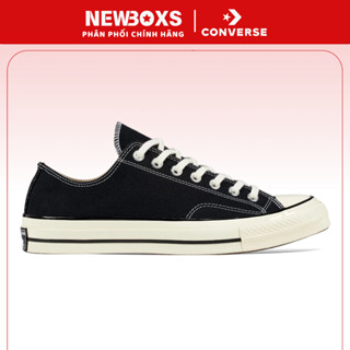 Giầy Converse Chuck 1970s Black/White Low - 162058C Giầy Chính Hãng, Vải Canvas, Thoáng Khí, Basic