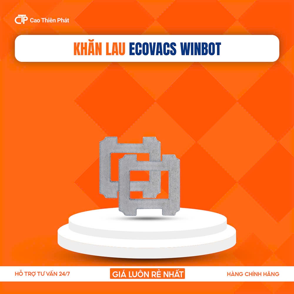 Phụ Kiện Giẻ Lau Kính Dùng Cho Ecovacs Winbot W2 Pro/W2/W1