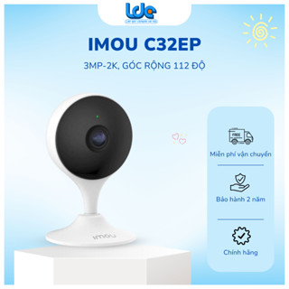 CAMERA IMOU C32EP-3MP GÓC RỘNG ĐÀM THOẠI 2 CHIỀU GIÁM SÁT THÔNG MINH, ĐẾ NAM CHÂM HÀNG CHÍNH HÃNG