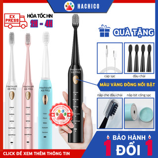 Bàn chải điện Hachico Sonic X8 Pro, bàn chải đánh răng điện Hachico bản Pro nâng cấp đặc biệt