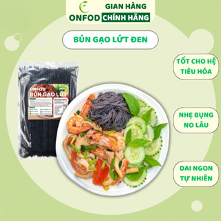 Bún gạo lứt đen hữu cơ ONFOD ăn kiêng giảm cân thực dưỡng eatclean cho người tiểu đường gym yoga bà bầu 500g