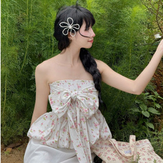 NAVIE - [2 IN 1] Chân váy/Áo NINGNING dáng bí bo chun phối dây thời trang nữ