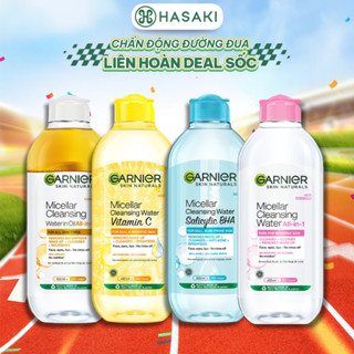 [DAILY] Nước Tẩy Trang Garnier Làm Sạch Sâu Dịu Nhẹ Cho Mọi Loại Da 400ml Hasaki Chính Hãng