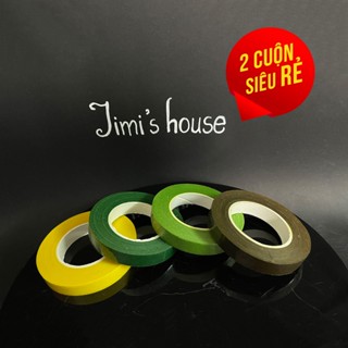 Băng keo dán cành làm hoa handmade , hoa kẽm nhung