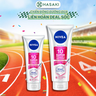 [DAILY] Serum Dưỡng Thể Nivea Sáng Da Mờ Thâm Nám Extra Bright 10 Super Vitamins Hasaki