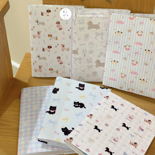 [muy nuy] Giấy bao tập, bọc vở, bao sách cún mèo thỏ gấu mini | thiết kế bởi Bliss.