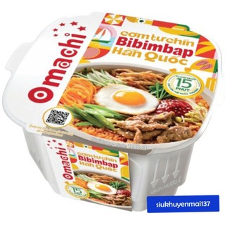 Cơm Omachi tự sôi Bibimbap hộp 192 g. hsd :1/11/25