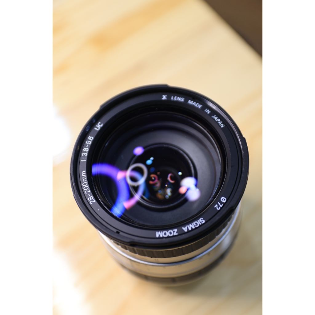 Lens canon  Sigma 28–200 mm f/3.8‑5.6 AF Aspherical UC (đứt cáp khẩu) - Lens máy ảnh