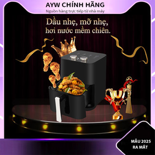 Nồi Chiên Không Dầu AYW 6L Bảo Hành Chính Hãng 12 Tháng - Tiện Ích Gia Đình, Tiết Kiệm Điện Năng
