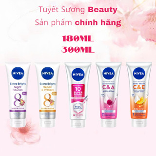 Tinh Chất Dưỡng Thể Dưỡng Trắng NIVEA Tuýp 180ml